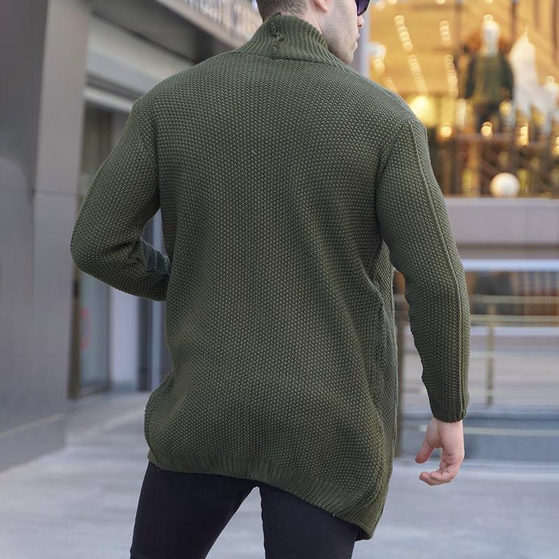 Elegante Zopfstrickjacke mit langen Ärmeln - Evelijne