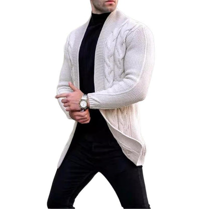 Elegante Zopfstrickjacke mit langen Ärmeln - Evelijne